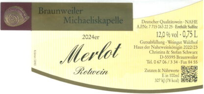 <br>Nr. 44<br>Merlot<br>Qualitätswein<br>rubinrote Farbe