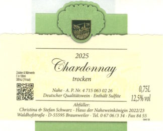 <br>Nr. 49<br>Chardonnay*<br>Qualitätswein<br>trocken