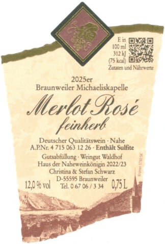 <br>Nr. 62<br>Merlot<br>Qualitätswein<br>feinherb