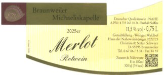 <br>Nr. 68<br>Merlot<br>Qualitätswein<br>rubinrote Farbe